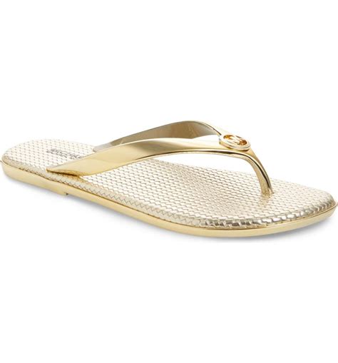 michael kors charm jelly flip flops|Jet Set Metallic Jelly Flip.